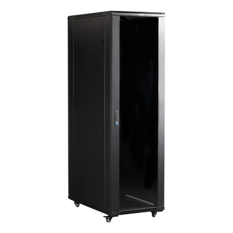  Шкаф коммутационный Lanmaster TWT-CBB-32U-6X8-G1 напольный 32U 600x800мм черный 