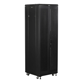  Шкаф коммутационный Lanmaster TWT-CBB-32U-6X8-G1 напольный 32U 600x800мм черный 