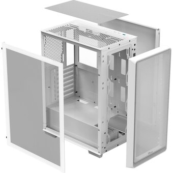  Корпус Ocypus Gamma C60 WH (Gamma-C60-W-HG000XX-GL) ATX / win / white / no PSU / Tempered Glass 