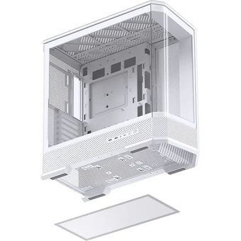  Корпус JONSBO D400 White без БП, боковая панель из закаленного стекла (панорама), mini-ITX, micro-ATX, ATX, белый 