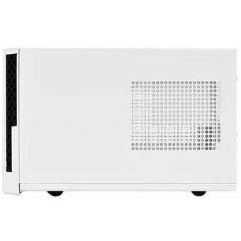  Корпус Silverstone Sugo SST-SG13WB-Q (G410SG13WBQ0020) (USB 3.0) Mini-ITX, Plastic Front Panel with Faux Aluminum Finish, black white, RTL 