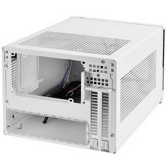  Корпус Silverstone Sugo SST-SG13WB-Q (G410SG13WBQ0020) (USB 3.0) Mini-ITX, Plastic Front Panel with Faux Aluminum Finish, black white, RTL 