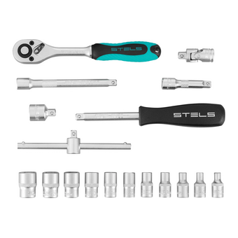  Торцевые головки STELS 13573 18 предметов 