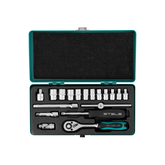  Торцевые головки STELS 13573 18 предметов 