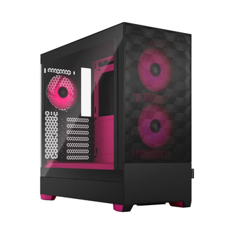  Корпус Fractal Design Pop Air RGB Magenta Core TG Clear Tint (FD-C-POR1A-03) без БП Midi-Tower, 3x120mm 2xUSB-A 3.2 ATX, mITX Black 