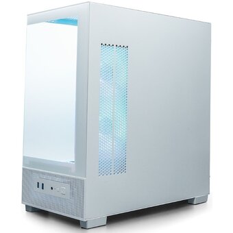  Корпус XASTRA Q500M 3ARGB-C10 White (Q500M-3FM12A-C10-WH) mATX/Aquarium/Screewless/ 3x120mm ARGB PWM FM fans/Argb+PWM HUB 10port 