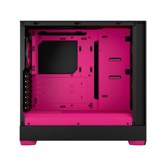  Корпус Fractal Design Pop Air RGB Magenta Core TG Clear Tint (FD-C-POR1A-03) без БП Midi-Tower, 3x120mm 2xUSB-A 3.2 ATX, mITX Black 