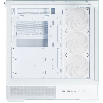  Корпус ZALMAN P40 Prism Plus, ATX, White, Window, 3xCombo (3.5'' or 2.5"), 1xUSB Type-C, 2xUSB3.0, Side 3x120mm ARGB, Rear 1x120mm ARGB 