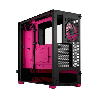  Корпус Fractal Design Pop Air RGB Magenta Core TG Clear Tint (FD-C-POR1A-03) без БП Midi-Tower, 3x120mm 2xUSB-A 3.2 ATX, mITX Black 