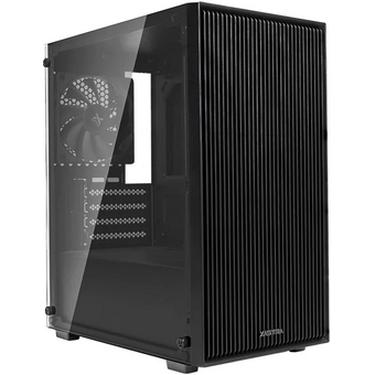  Корпус XASTRA A307M 3BK Black (A307M-3FC12BK) mATX/Mesh/ tempered glass / 3x120mm PWM FC black fans 