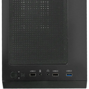  Корпус XASTRA A307M 3BK Black (A307M-3FC12BK) mATX/Mesh/ tempered glass / 3x120mm PWM FC black fans 