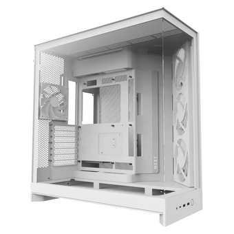  Корпус NZXT H9 Flow RGB (CM-H92FW-R1) без БП (2025), Midi-Tower, TG, 3x140mm + 1x120mm, 2xUSB-A 3.2 1xUSB-C E-ATX, ATX, mITX White 