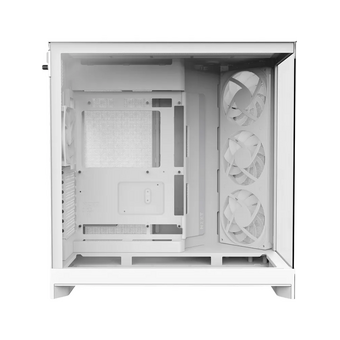  Корпус NZXT H9 Flow RGB (CM-H92FW-R1) без БП (2025), Midi-Tower, TG, 3x140mm + 1x120mm, 2xUSB-A 3.2 1xUSB-C E-ATX, ATX, mITX White 