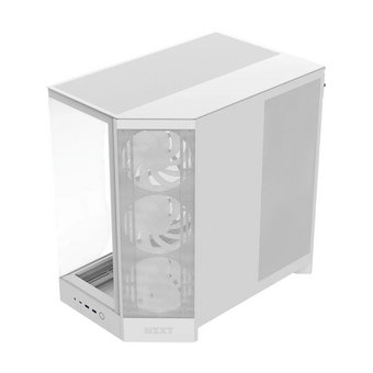  Корпус NZXT H9 Flow RGB (CM-H92FW-R1) без БП (2025), Midi-Tower, TG, 3x140mm + 1x120mm, 2xUSB-A 3.2 1xUSB-C E-ATX, ATX, mITX White 