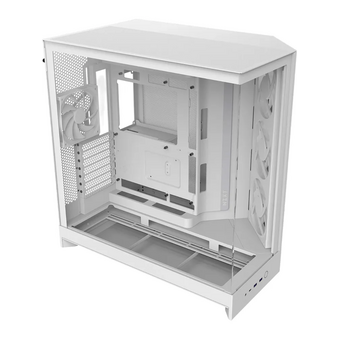  Корпус NZXT H9 Flow RGB (CM-H92FW-R1) без БП (2025), Midi-Tower, TG, 3x140mm + 1x120mm, 2xUSB-A 3.2 1xUSB-C E-ATX, ATX, mITX White 