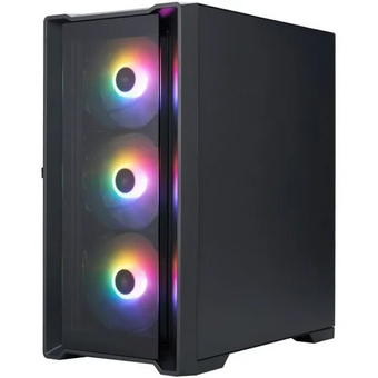  Корпус 1STPLAYER Trilobite T4-G Glass FRGB Black (T4-G-BK-4F1) / mATX / 4x120mm FRGB fans 
