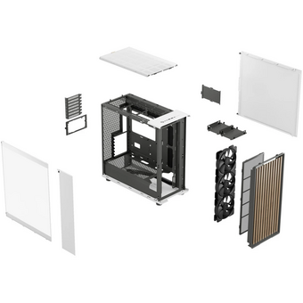  Корпус Fractal Design North XL TG Dark Tint (FD-C-NOR1X-04) без БП, Full-Tower, 3x140mm, 2xUSB-A 3.2 + 1xUSB Type-C E-ATX, ATX, mITX 