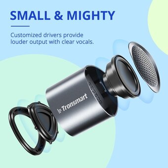  Портативная колонка Tronsmart Nimo Polar Black 