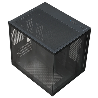  Корпус DEFENDER NovaCube 25101 черный, mATX, USB3.0, w/o fans 