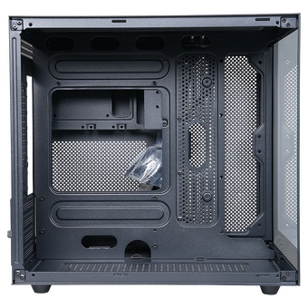  Корпус DEFENDER NovaCube 25101 черный, mATX, USB3.0, w/o fans 