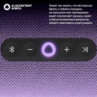  Умная колонка Яндекс Станция Стрит YNDX-00030VIO фиолетовый 