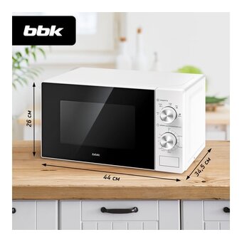  Микроволновая печь BBK 20MWS-763M/W белый 