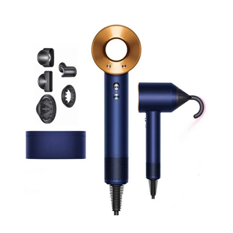  Фен с кейсом Dyson Supersonic HD08 560711-01 вилка IN Prussian Blue/Rich Copper синий/медный 