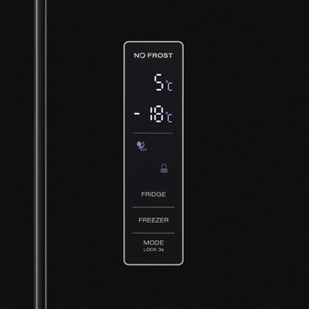  Холодильник KRONA Eiskalt 7970 XD TNF Glass BL Cross Door 