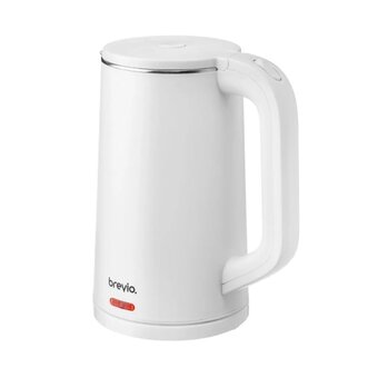  Электрочайник Brevio Steel Kettle BV4200 белый 
