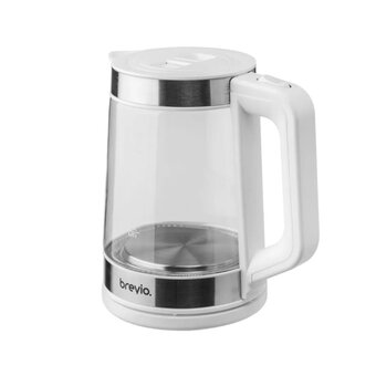  Электрочайник Brevio Glass Kettle BV1706 белый 