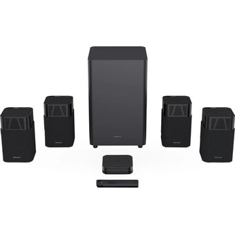  Саундбар Hisense HT Saturn 4.1.2 720Вт+240Вт черный 