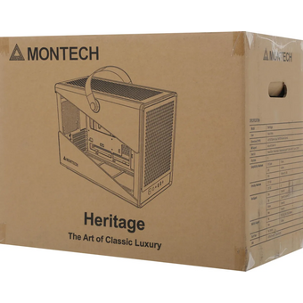  Корпус MONTECH Heritage (W), mATX, Mini-Tower, без БП, белый 