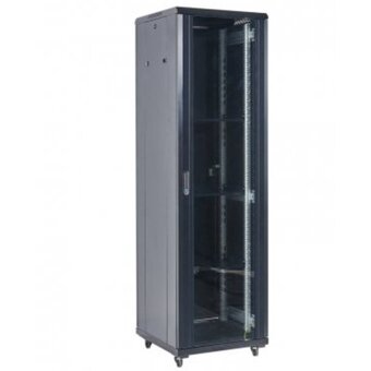 Шкаф коммутационный Rexant 04-4266-212 напольный 42U 600x600мм черный 