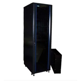  Шкаф коммутационный Lanmaster TWT-CBB-42U-6X8-P1 напольный 42U 600x800мм черный 