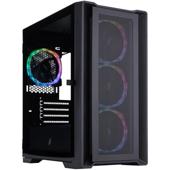 Корпус 1STPLAYER Trilobite T4 MESH ARGB Black (T4-BK-4FS7) / mATX / 4x120mm ARGB fans 