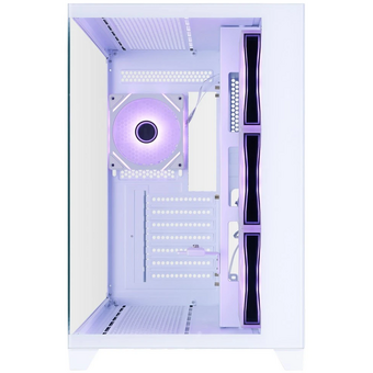  Корпус 1STPLAYER Megaview MV8-TP ARGB White (MV8-TP-WH-3FC7R-W-1FC7-W) / ATX / 4x120mm ARGB fans 
