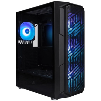  Корпус 1STPLAYER Firebase XF Black (XF-BK-4F7) / ATX / 4x120mm ARGB fans 