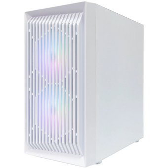  Корпус 1STPLAYER Black.SIR BS-2 ARGB White (BS-2-WH-3F7-W) / mATX / 3x120mm ARGB fans 