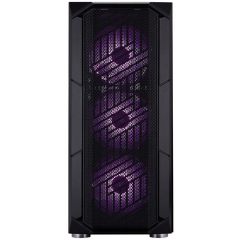  Корпус 1STPLAYER Firebase XF Black (XF-BK-4F7) / ATX / 4x120mm ARGB fans 
