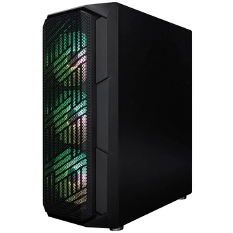  Корпус 1STPLAYER Firebase XF Black (XF-BK-4F7) / ATX / 4x120mm ARGB fans 