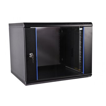  Шкаф коммутационный ЦМО ШРН-Э-18.350-9005 настенный 18U 600x350мм черный 