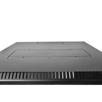  Шкаф коммутационный ЦМО ШРН-Э-18.350-9005 настенный 18U 600x350мм черный 