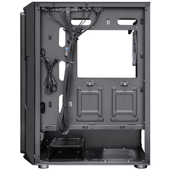  Корпус 1STPLAYER Firebase XF Black (XF-BK-4F7) / ATX / 4x120mm ARGB fans 