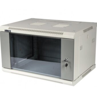  Шкаф коммутационный Lanmaster TWT-CBWPG-18U-6X6-GY 18U 600x600мм серый 