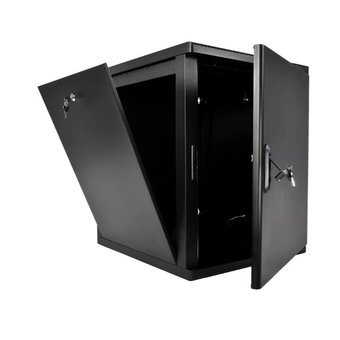  Шкаф коммутационный ЦМО ШРН-М-15.500.1-9005 настенный 15U 600x520мм черный 