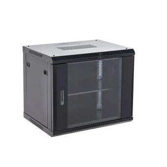  Шкаф коммутационный Rexant 04-1266-112 настенный 12U 600x600мм черный 