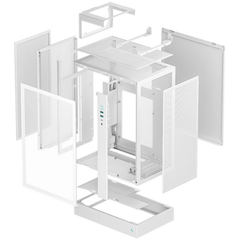  Корпус Deepcool CH170 Plus WH без БП, белый, Micro ATX/Mini-ITX 