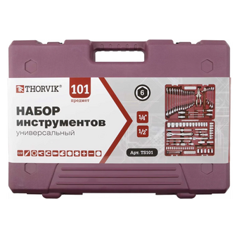 Набор инструментов Thorvik TS101 101 предмет   Набор инструментов Thorvik TS101 101 предмет
