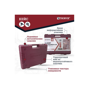 Набор инструментов Thorvik TS217 217 предметов   Набор инструментов Thorvik TS217 217 предметов