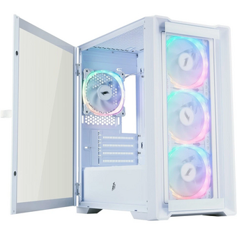  Корпус 1STPLAYER Trilobite T4-G Glass ARGB White (T4-G-WH-4FS7-W) / mATX / 4x120mm ARGB fans 